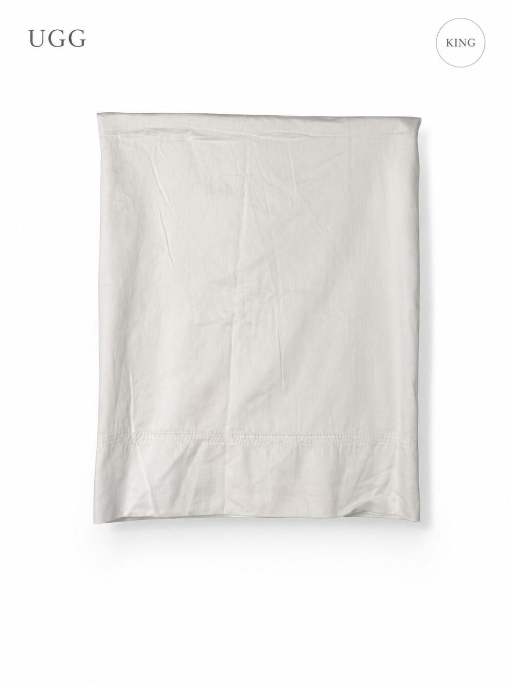 UGG White Cotton Pillowcase Single King Pillowcase Soft Bedding